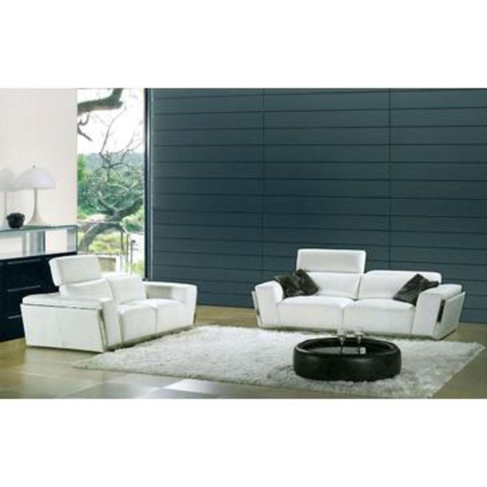 VIG Furniture VIG Divani Casa 8010 - Modern Bonded Leather Sofa Set