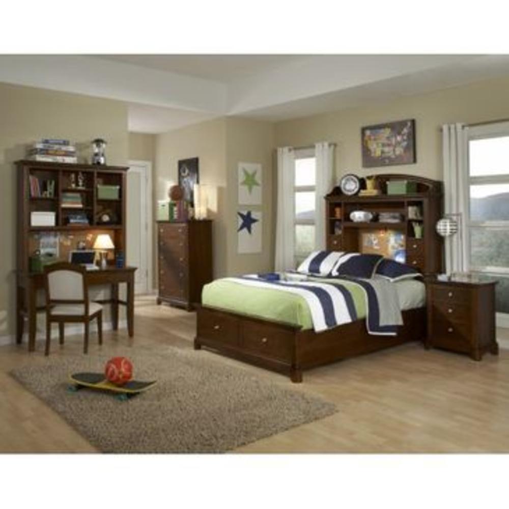 Legacy Classic Furniture Legacy Impressions Five Piece Desk Storage Foot Bedroom Set In Classic Clear Che