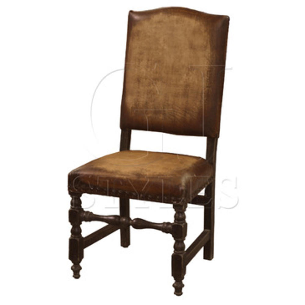 GJ Styles Camel Back Side Chair Antiqued Buffalo