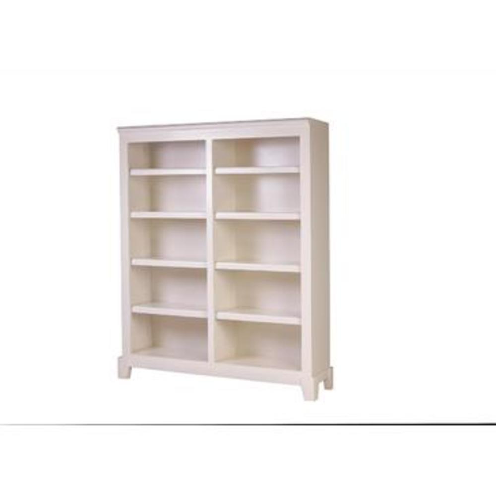 Forest Designs Shaker Bookcase White Alder