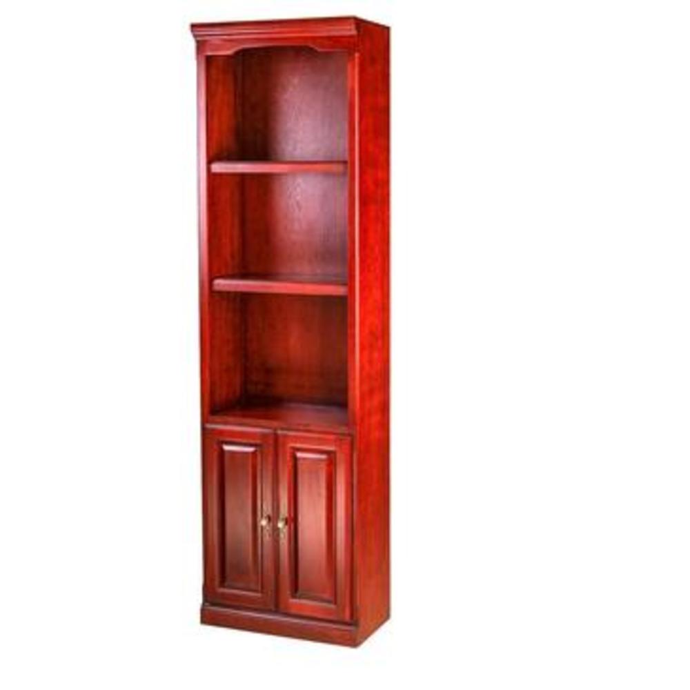 Forest Designs Traditional Bookcase W/ 30H Lower Doors Antique Alder