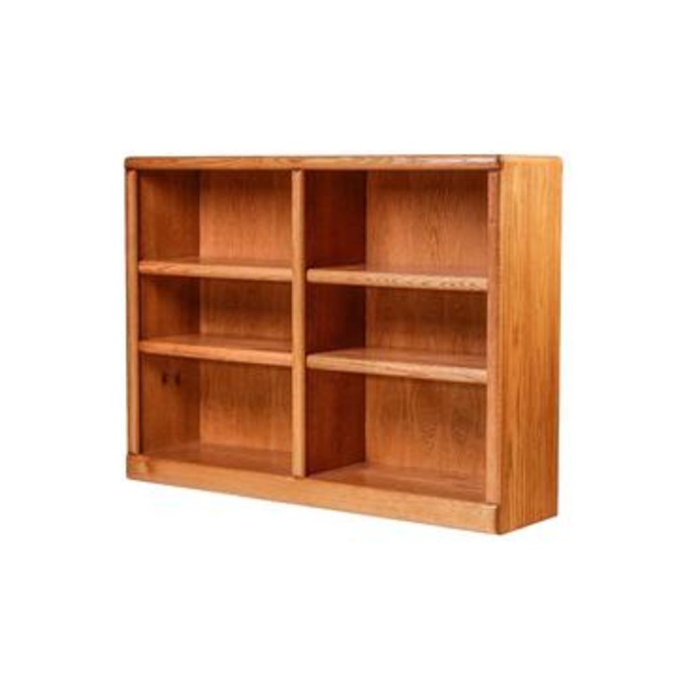 Forest Designs 48" Bullnose Bookcase Medium Oak