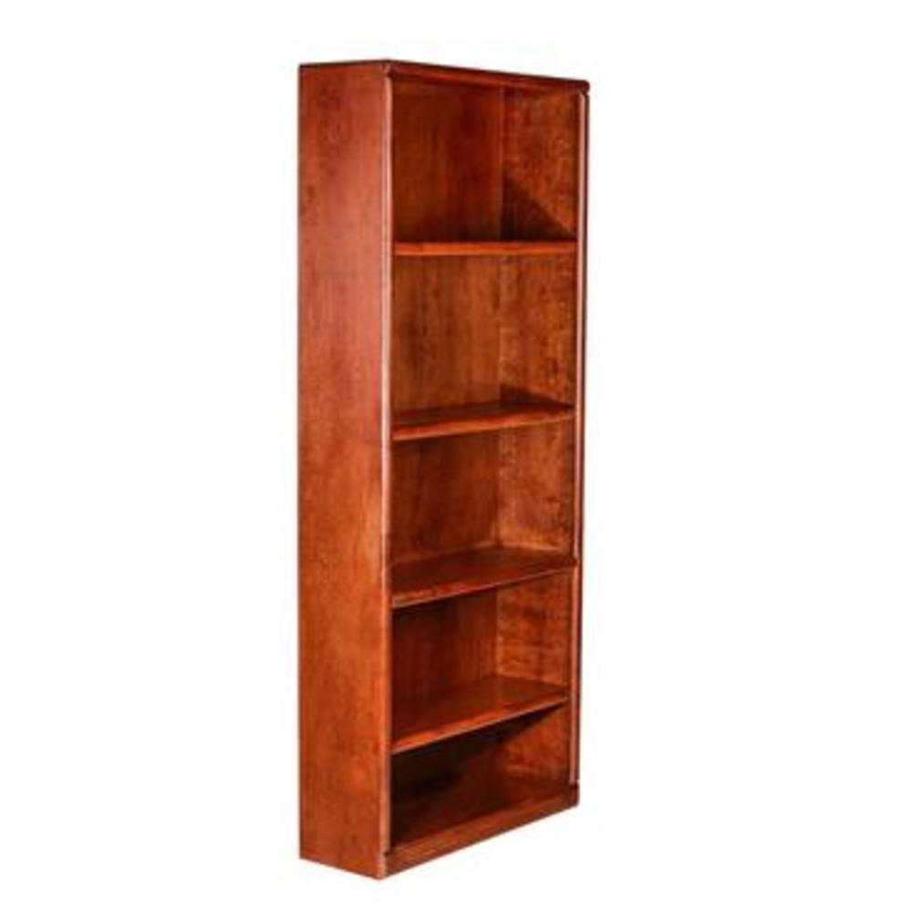 Forest Designs 84" Bullnose Bookcase Black Oak