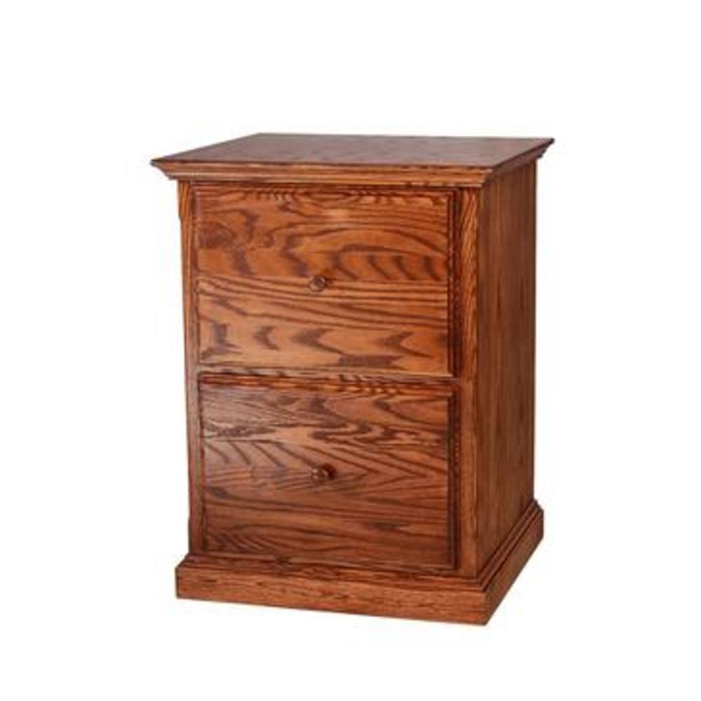 Forest Designs Traditional Two Drawer File Cherry Oak