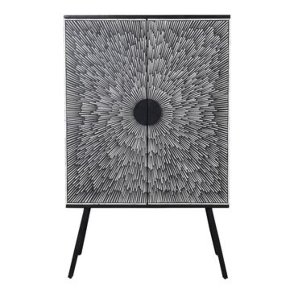 Moe's Home Collection Moes Home Sunburst Wine Cabinet