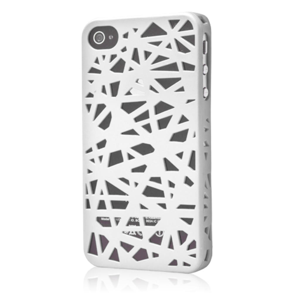 CE Compass White Bird's Nest Design Hard Snap On Case Cover For Apple iPhone 4 4S
