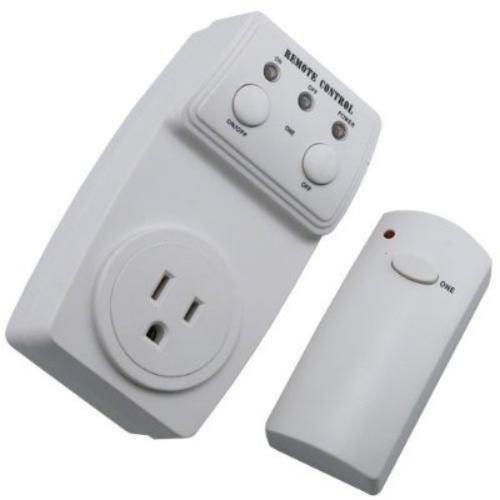 CE Compass Wireless Remote Control Outlet 1 Pack - Power Electrical Switch Socket Plug On and Off For Indoor Home Light, Lamps, Wall Switch