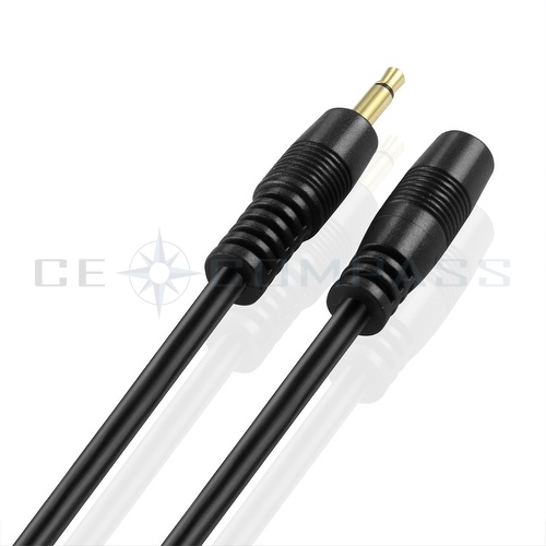 CE Compass 3.5mm Mono Extension 3FT - 12V Trigger, IR Infrared Sensor Receiver Extension, TS Monaural Mini Mono Audio Plug Jack Wire Cord