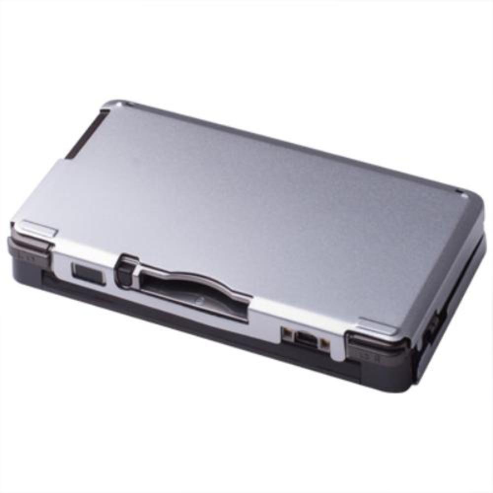 CE Compass Silver Aluminium Hard Shell Case Skin Cover For Nintendo 3DS XL LL