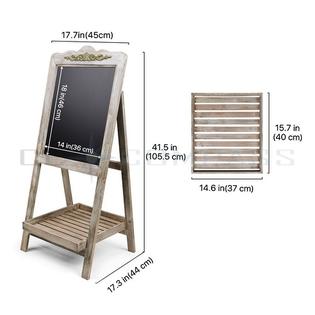 Ce Compass A Frame Chalkboard Sign Rustic Wooden Sidewalk Easel Frame Chalkboard Sign Rustic Wooden