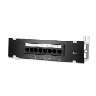 Ce Compass Rj45 Cat6 Wm 8p Ethernet Patch Panel Cat6 8 Port Rj45 Wall Rack Mount Keystone Jack Module Multimedia Network Wire Cabling Cat5e Cat5 Below