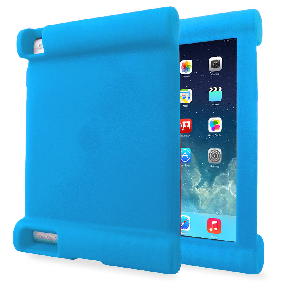 CE Compass Apple iPad 4/3/2 Case - Shock & Impact Resistant Light Weight Super Protective Handle Kids Case For iPad 4,iPad 3,iPad 2 Blue
