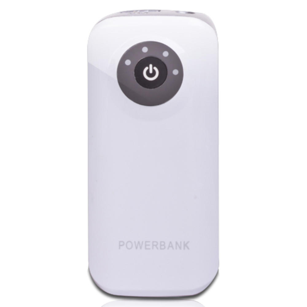 CE Compass White 5600mAh Power Bank External Battery Charger For iPhone 5/4S/4/3G/3GS; iPad 4/3/2, iPad Mini ; iPod Touch 5 4 3 2; Samsung