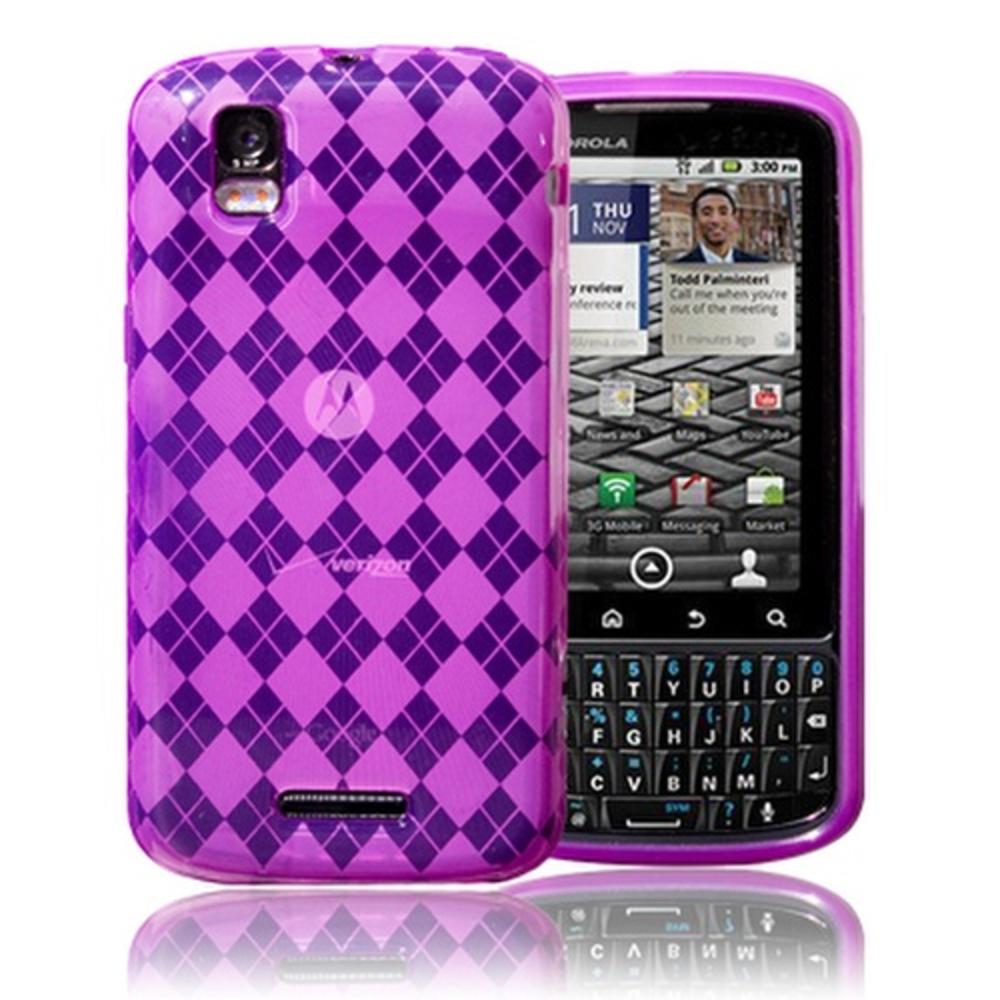 CE Compass Pink TPU Gel Skin Case Cover For Motorola Droid Pro