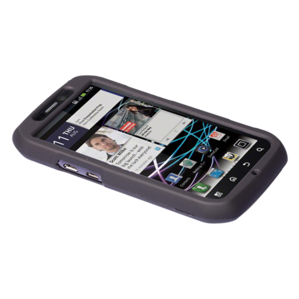 CE Compass Motorola Photon 4G/MB855 Black Rubberized Snap On Hard Case Cover