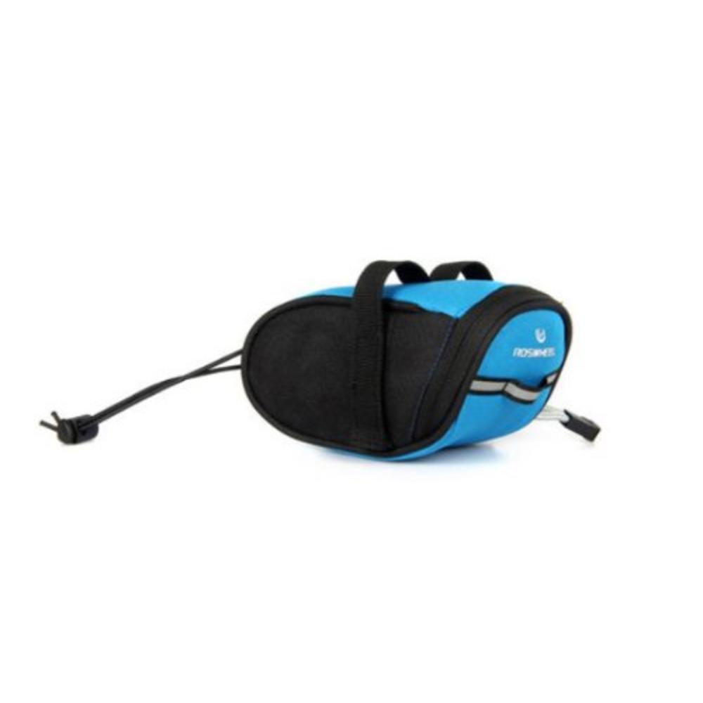 CE Compass Bicycle Bike Cycling Saddle Outdoor Portable Pouch Rear Back Seat Bag Blue