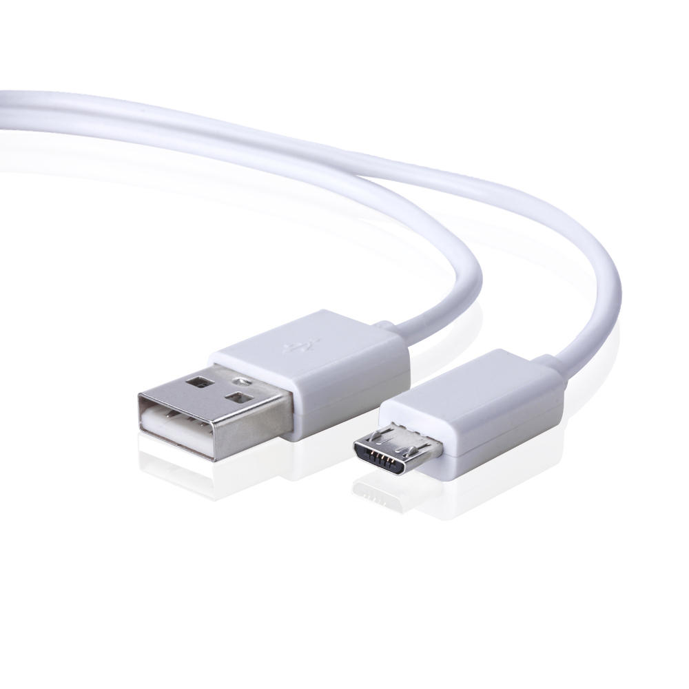 CE Compass 9ft Micro USB Data Charger Cable for Samsung HTC Motorola Cellphone Tablet White