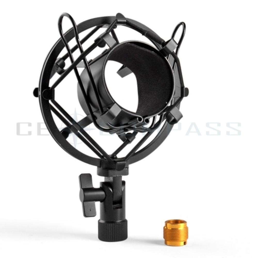 CE Compass Microphone Shock Mount Clip Holder For MXL Large Diameter Condenser MIC