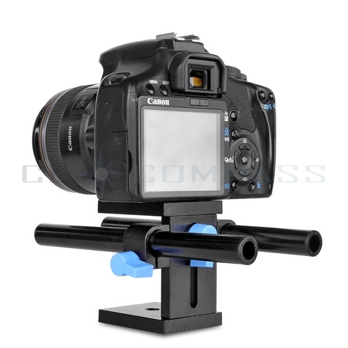 CE Compass 15mm Rail Rod Support System Baseplate Mount For DSLR Follow Focus Rig 5D2 5D3