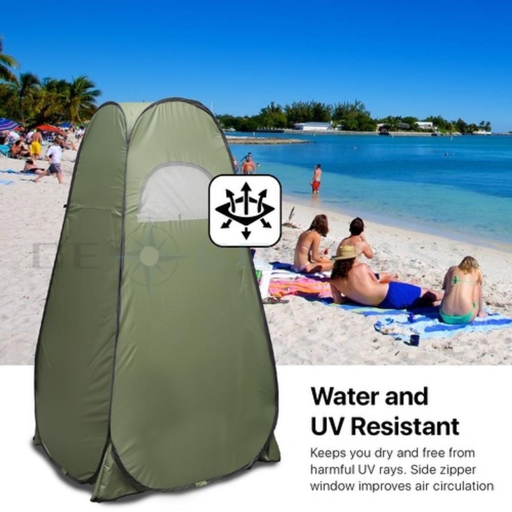 CE Compass Pop Up Dressing Tent Portable Outdoor Privacy Shower Toilet Fitting Changing Room for Camping Hiking Beach Park Mountain Area