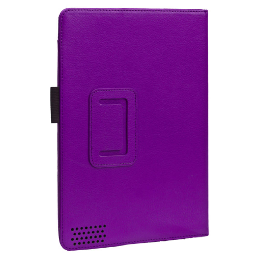 CE Compass Nook HD 9 Case - Slim Fit Folio Leather Smart Cover Stand For Barnes & Noble Nook HD+ 9" with Auto Sleep and Wake Feature Purple