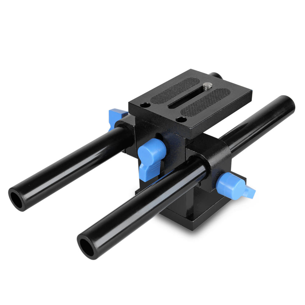 CE Compass 15mm Rail Rod Support System Baseplate Mount For DSLR Follow Focus Rig 5D2 5D3