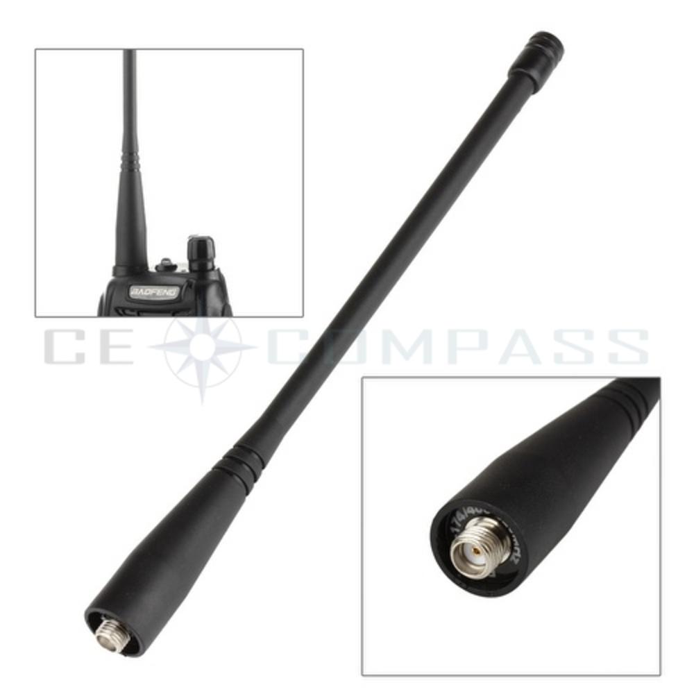 CE Compass Baofeng Dual Band Long ANTENNA SMA-F 136-174&400-520MHz For UV-5R 5RA 5RB 5RC 5RD 5RE 5REPLUS 3R+