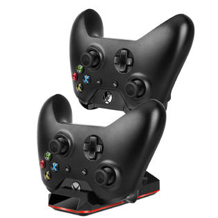 Ce Compass Dual Charging Station For Xbox One Controller W 2 Rechargeable 600mah Lithium Batteries Charger Dock Base With Usb Cable