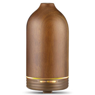 Ce Compass Aromatherapy Essential Oil Diffuser Humidifier Wood Electric Ultrasonic Aroma Lamp Scent Fragrance Burner Vaporizer Moist 100ml