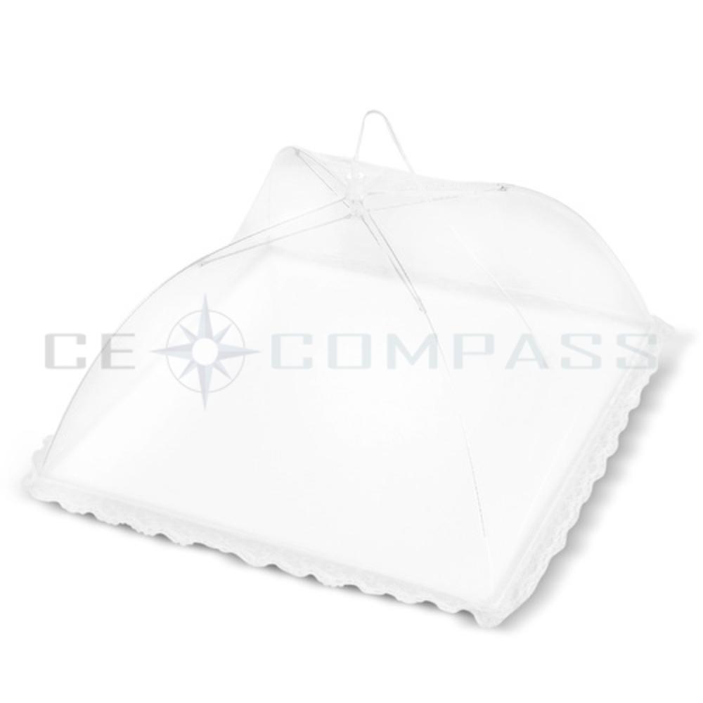 CE Compass Food Cover Tent - Pop Up Mesh Screen Net Umbrella Covers Keep Out Flies, Bugs, Mosquitos, Wasps Pefect for Outdoor Picnic