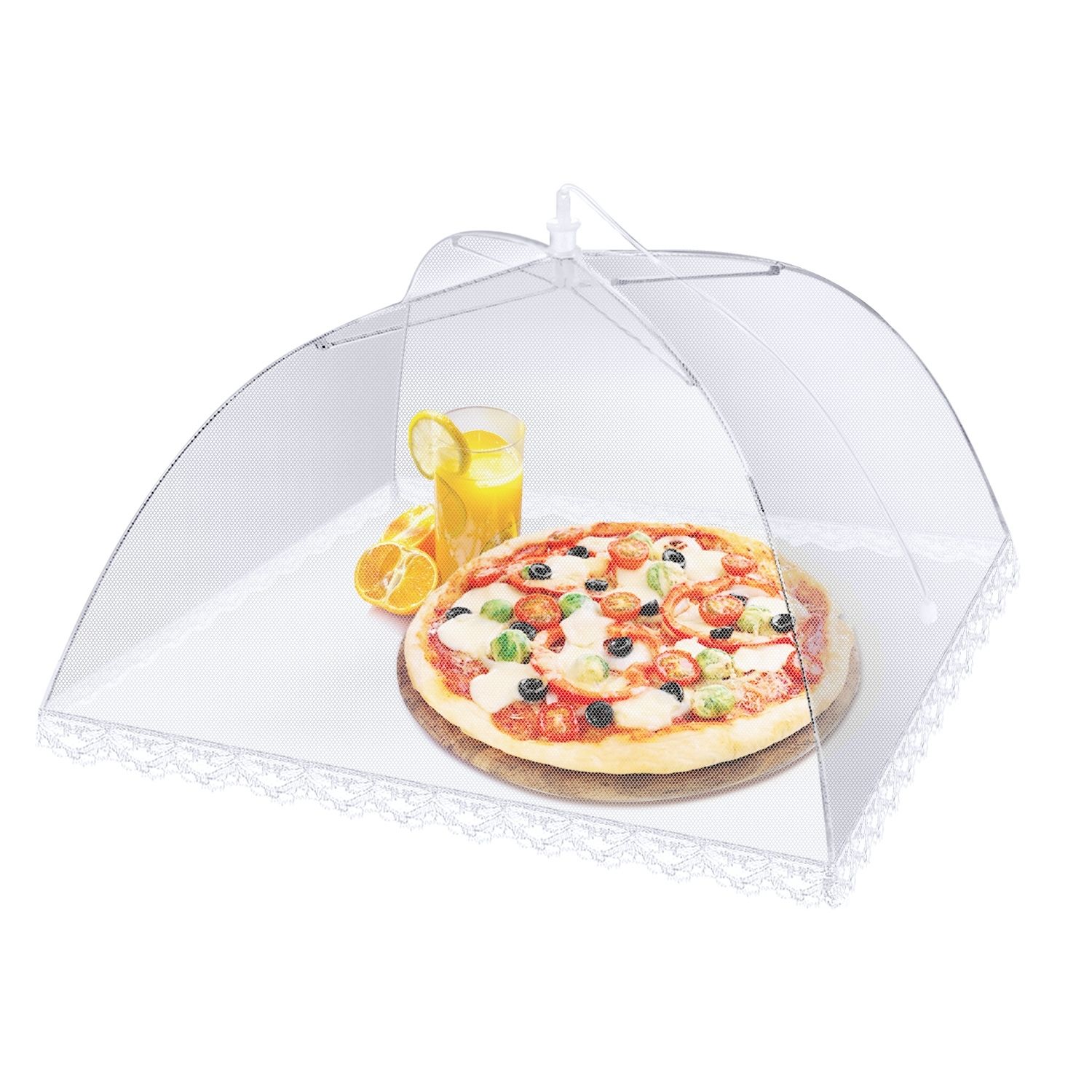 CE Compass Food Cover Tent - Pop Up Mesh Screen Net Umbrella Covers Keep Out Flies, Bugs, Mosquitos, Wasps Pefect for Outdoor Picnic