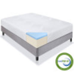 Size Twin Mattresses Sears Best Choice Products 10 Dual Layered Gel Memory Foam Mattress Twin Certipur Us Certified