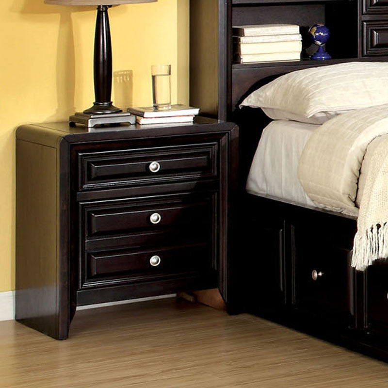 24/7 SHOP AT HOME Yorkville Transitional Style Espresso Finish California King Size 6-Piece Bedroom Set