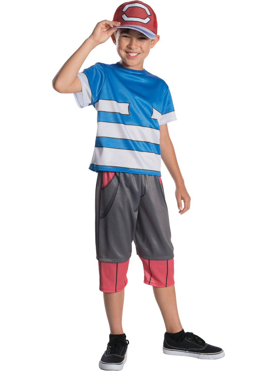 Rubie S Costume Co Pokemon Trainer Ash Ketchum Boy S Costume