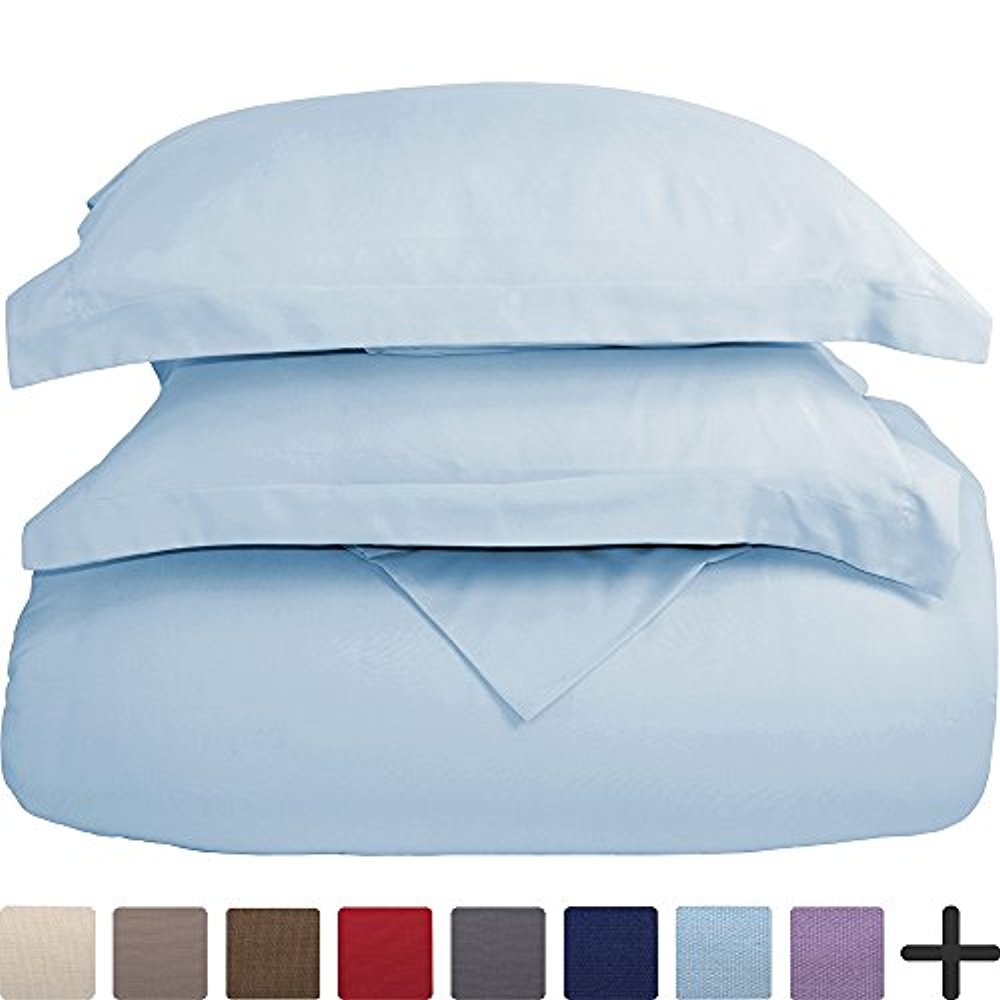 Bare Home Luxury Duvet Insert and Cover Set - Premium 1800 Ultra-Soft Brushed Microfiber - Hypoallergenic, Easy Care, Wrinkle Resistant