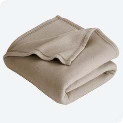 Bare Home Polar Fleece Blanket - Warm Cozy - Hypoallergenic Premium Poly-Fiber Yarns - Thermal - Lightweight Bed Blanket
