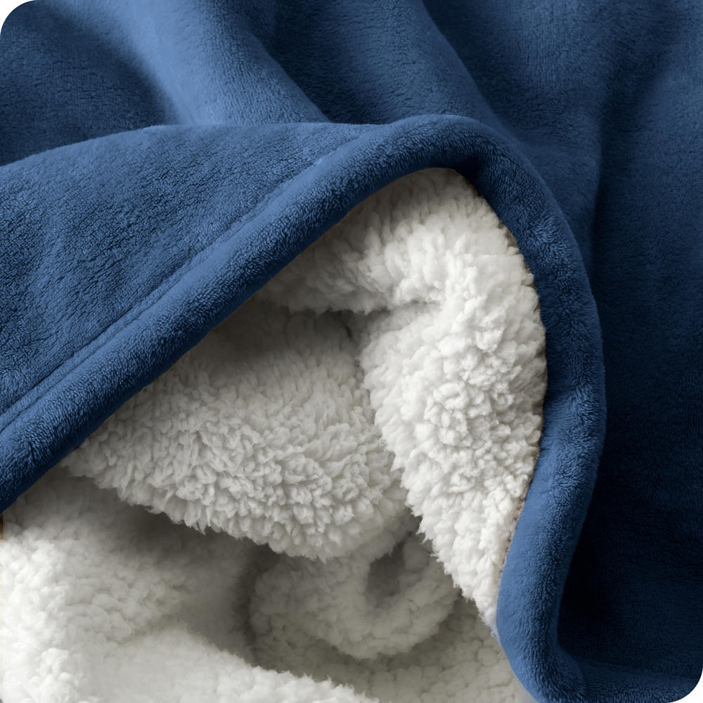 Bare Home Sherpa Fleece Blanket - Fluffy & Soft Plush Bed Blanket - Hypoallergenic - Reversible - Lightweight