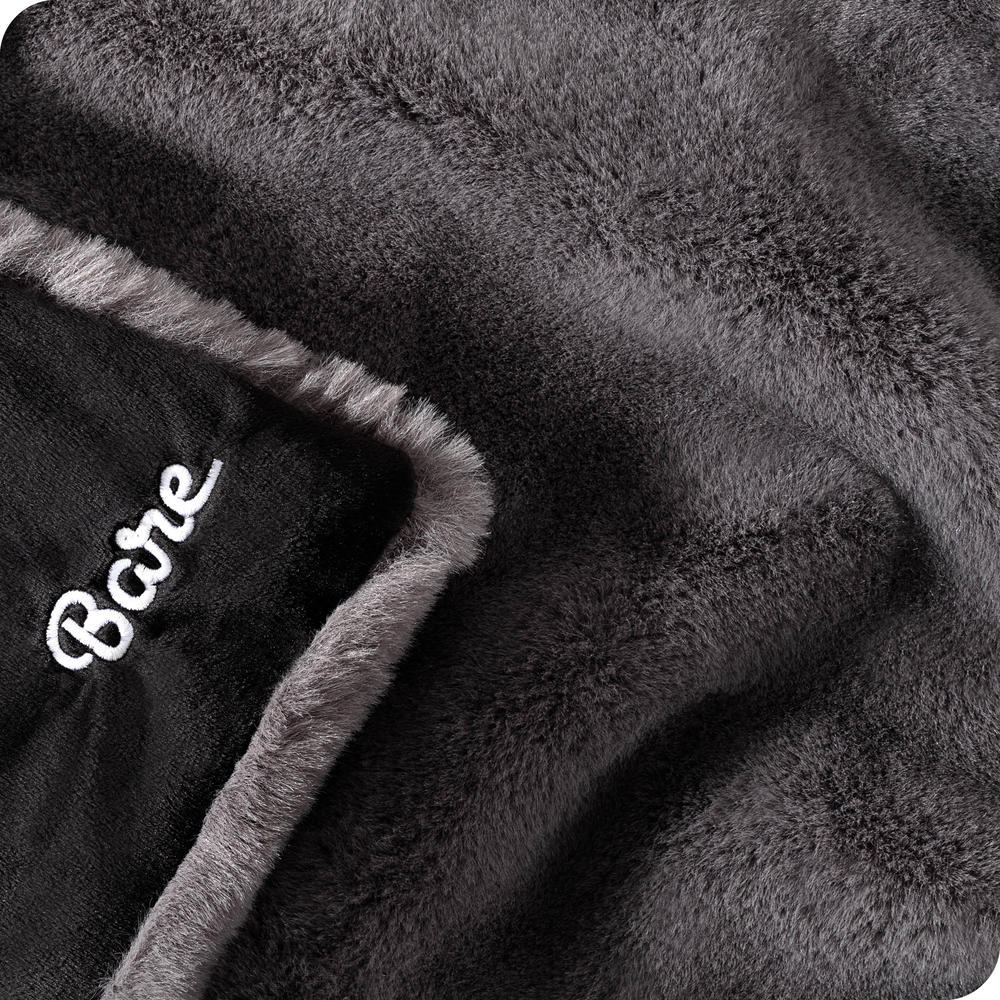 Bare Home Faux Fur Blanket - Ultra-Soft Blanket - Luxurious Fuzzy Warm Blanket - Cozy Lightweight Soft Blanket