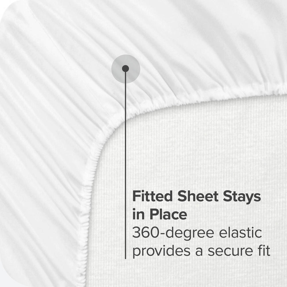 Bare Home Quilted Fitted Mattress Pad - Cooling Mattress Topper - Hypoallergenic Down Alternative Fiberfill - Stretch-to-Fit