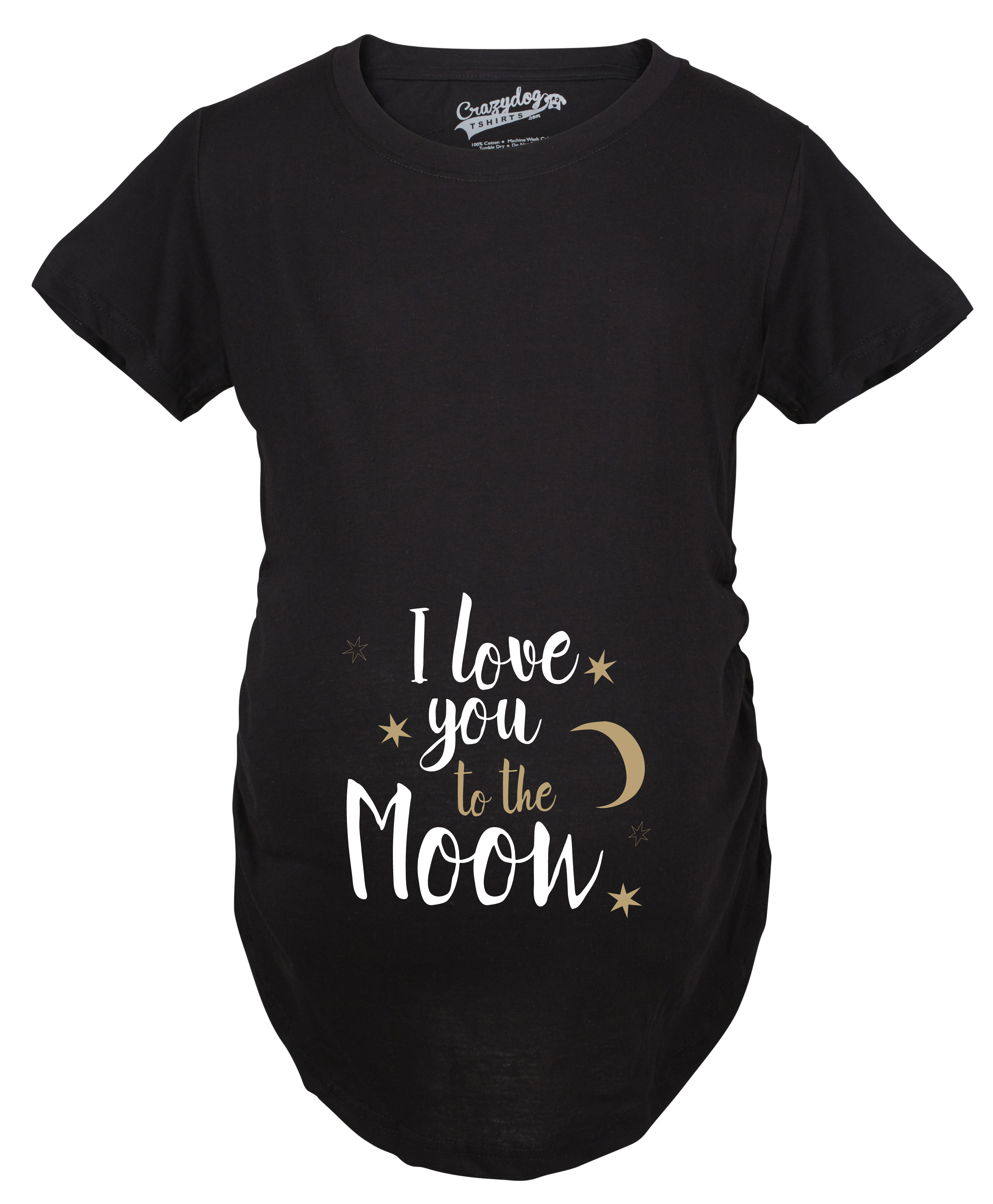 Crazy Dog Tshirts Maternity I Love You To The Moon Cute Maternity Shirts Announce Pregnancy Shirt Fun
