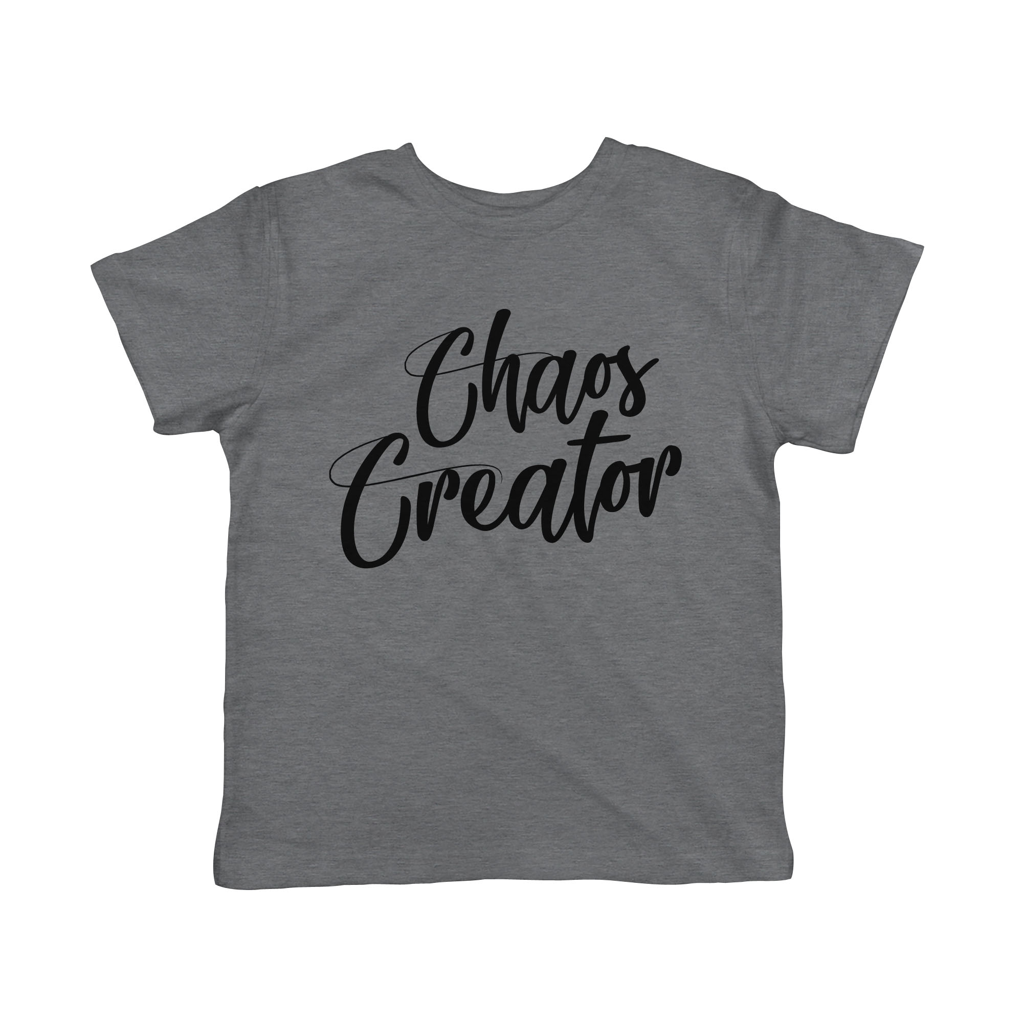 Crazy Dog Tshirts Toddler Chaos Creator T Shirt Funny Trouble Maker Baby Infant T Shirt Kids Gift