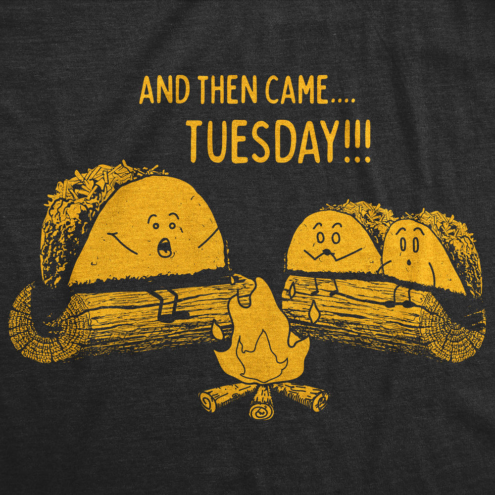 Crazy Dog Tshirts Womens Taco Tuesday Ghost Story Tshirt Funny Mexican Food  Campfire Graphic Tee