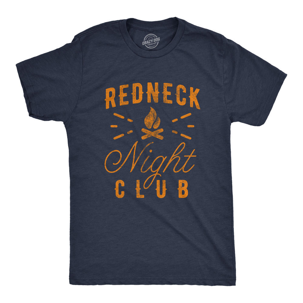 Crazy Dog Tshirts Mens Redneck Nightclub Tshirt Funny Campfire Bon Fire Graphic Novelty Tee