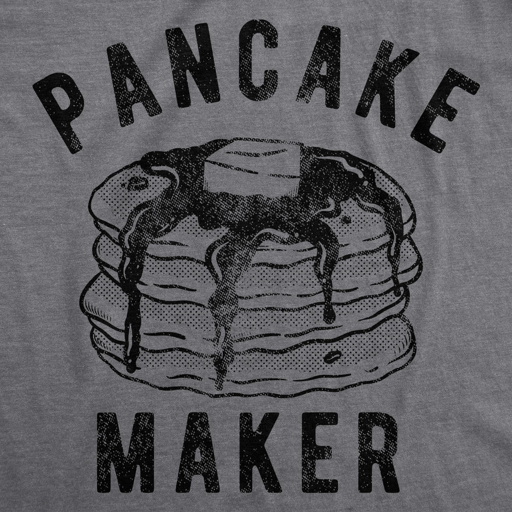 Crazy Dog Tshirts Mens Pancake Maker Tshirt Funny Breakfast Food Syrup Cute Morning Novelty Tee