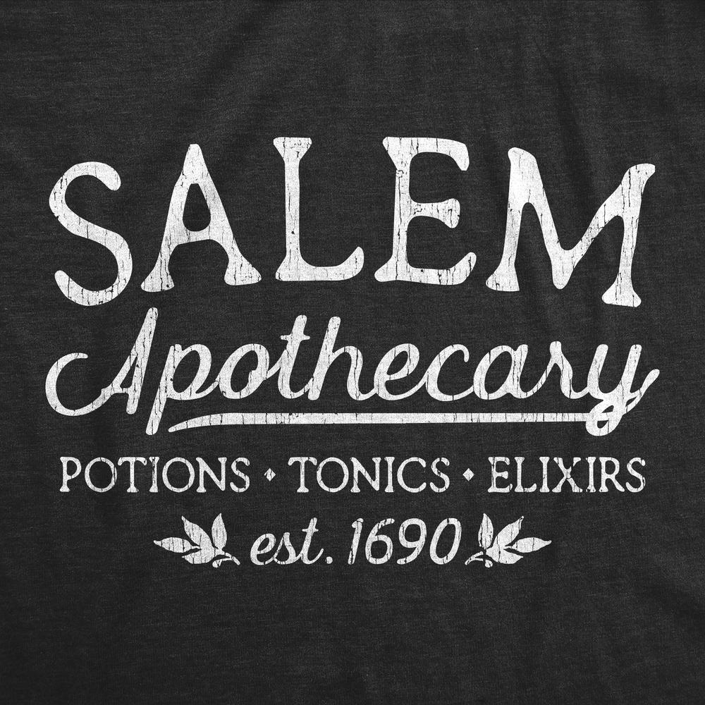 Crazy Dog Tshirts Mens Salem Apothecary Tshirt Funny Halloween Witch Graphic Novelty Tee