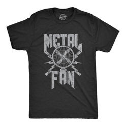 Crazy Dog Tshirts Mens Metal Fan Tshirt Funny Sarcastic Air Blowing Fan Graphic Novelty Music Tee For Guys