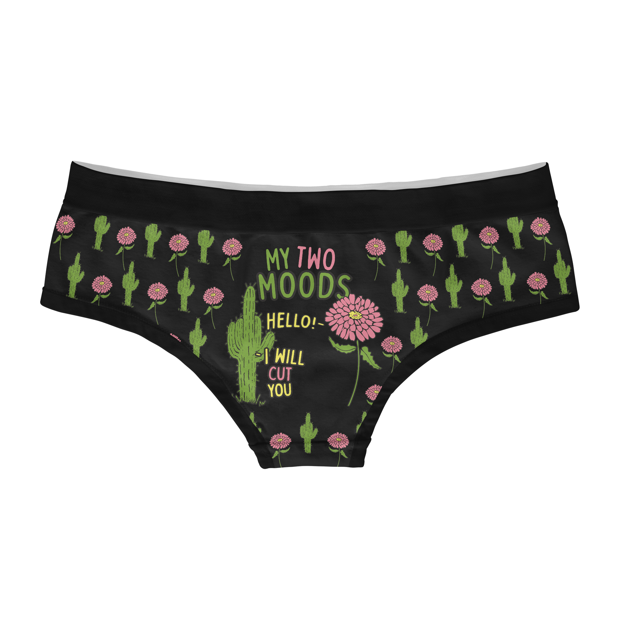Pot Leaves Womens Panties Funny 420 Weed Graphic Underwear Bikini