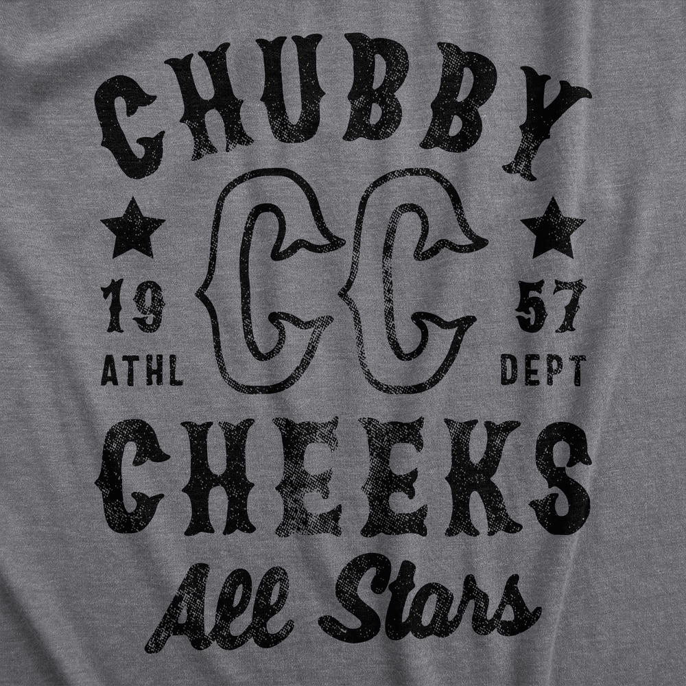 Crazy Dog Tshirts Chubby Cheeks All Stars Baby Bodysuit Funny Cute Sport Team Champs Jumper For Infants