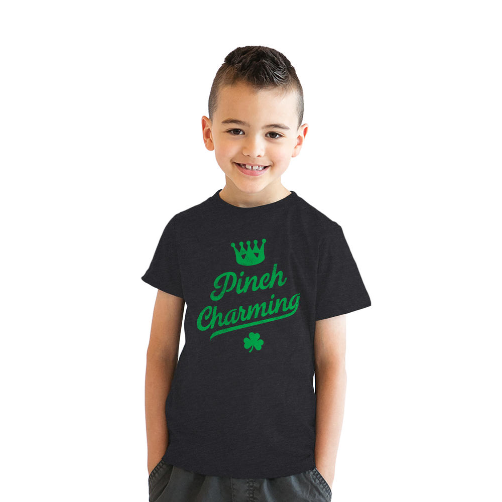Crazy Dog Tshirts Toddler Pinch Charming T Shirt Funny St Pattys Day Parade Pinching Joke Tee For Young Kids