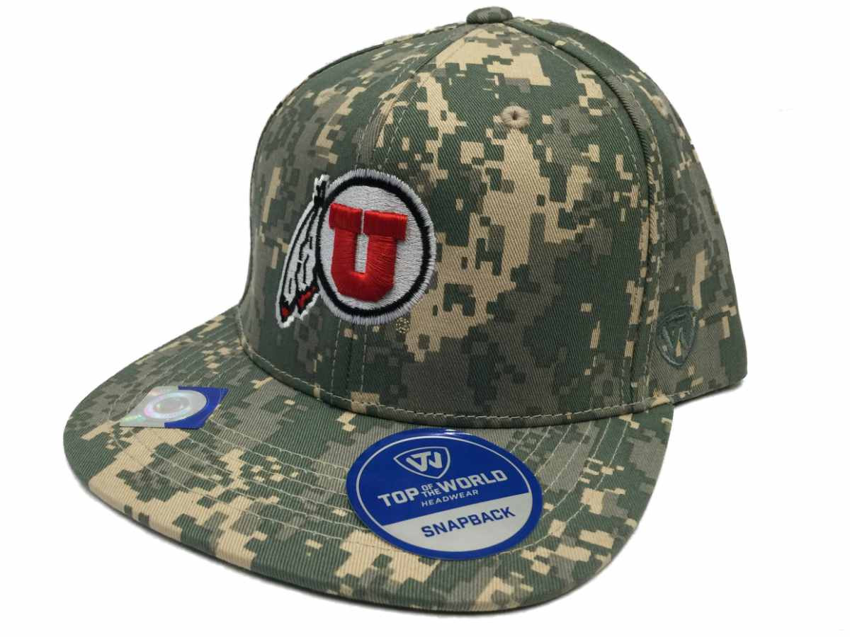 Top Of The World Utah Utes Tow Digital Camouflage Patriot Snap Adjustable Snapback Hat Cap Top Of The World Utah Utes Tow Digital Camouflage Patriot Snap Adjustable Snapback Hat Cap